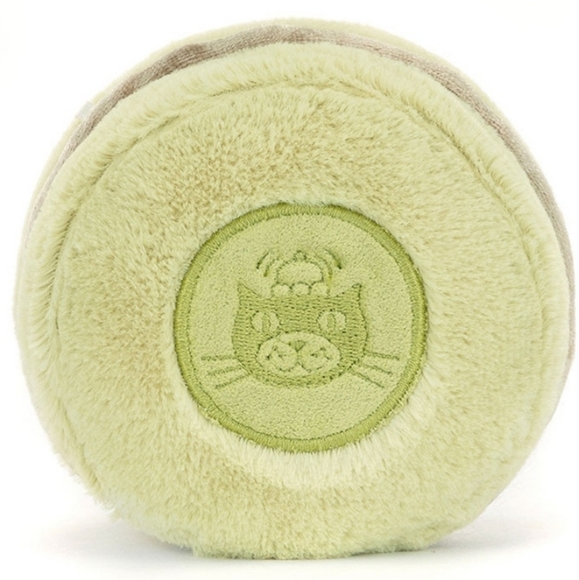 Jellycat Amuseable Max Macaron Pistachio 4.7x4" Soft and Plush BNWT Authentic - Picture 2 of 4